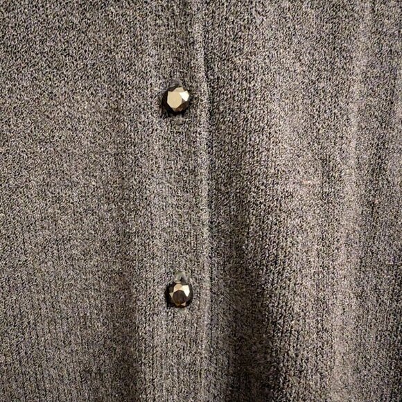 Vintage 80s/ 90s Silk Blend Statement Cardigan - Picture 8 of 11